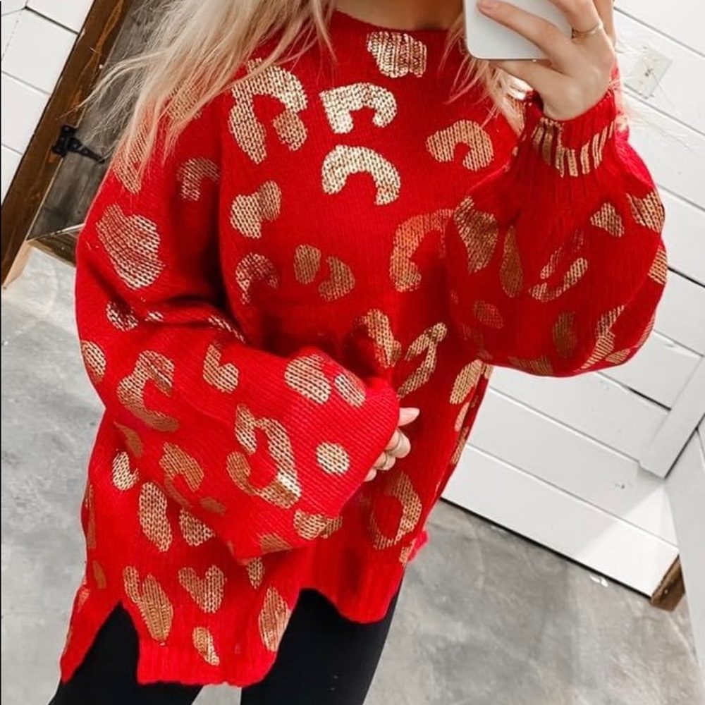 Jodifl Leopard Print Sweater